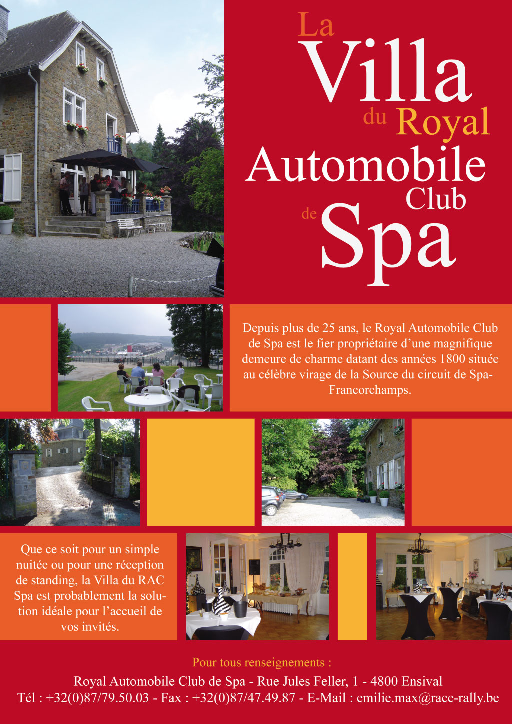 villa du royal automobile club de Spa